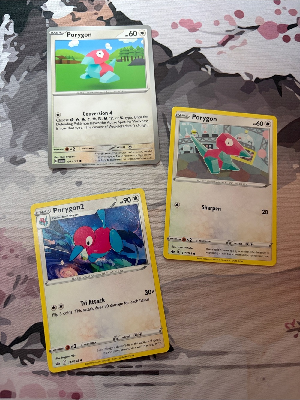 Porygon & Porygon2 Evolution Lot | 3 Pokémon Cards | ✨5/$25✨